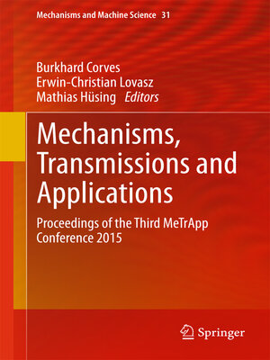 cover image of Mechanisms, Transmissions and Applications
